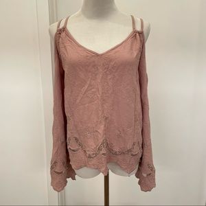 Love Stitch Dust Pink Blouse